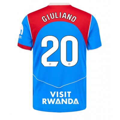 Atletico Madrid Giuliano Simeone #20 Tredjedrakt 2025-26 Kortermet Atletico Madrid Giuliano Simeone #20 Tredjedrakt 2025-26 Kortermet